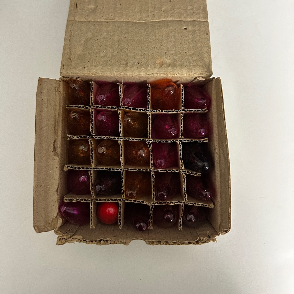 Vintage Christmas Light Bulbs